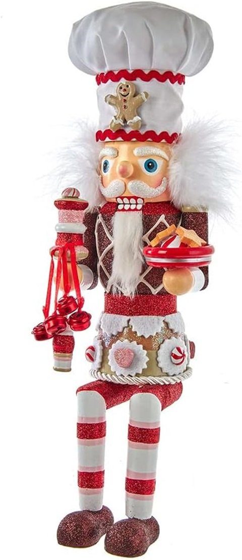 Kurt S. Adler Nussknacker HA0614 - Hollywood "Lebkuchenbäcker, sitzend", -38 cm-