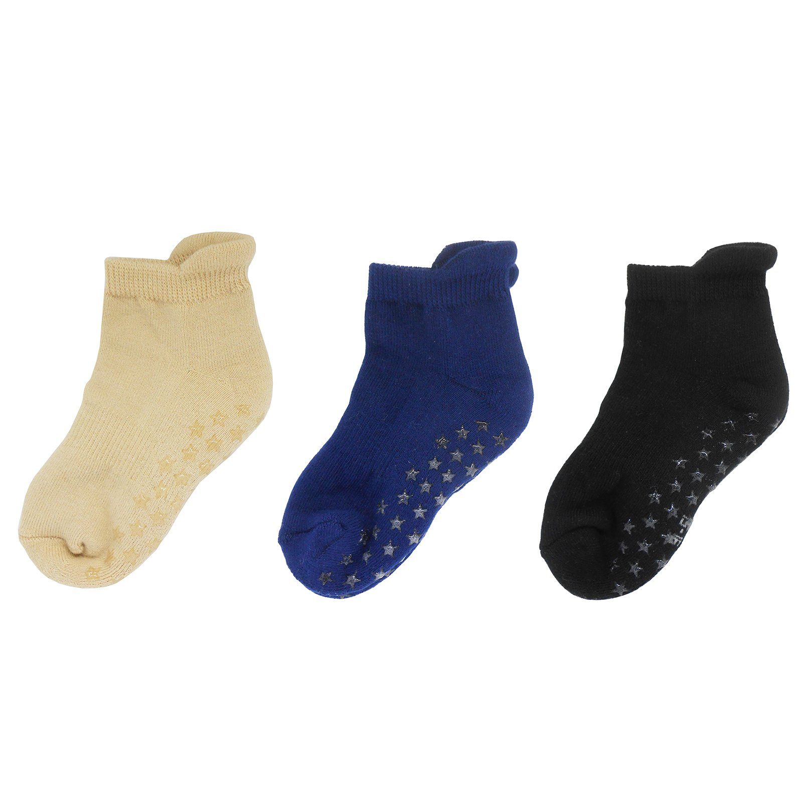 Yalion Kurzsocken Yalion® weiche Kinder Socken mit Halbplüsch in mehreren verschiedenen (3-Paar) COMBI2