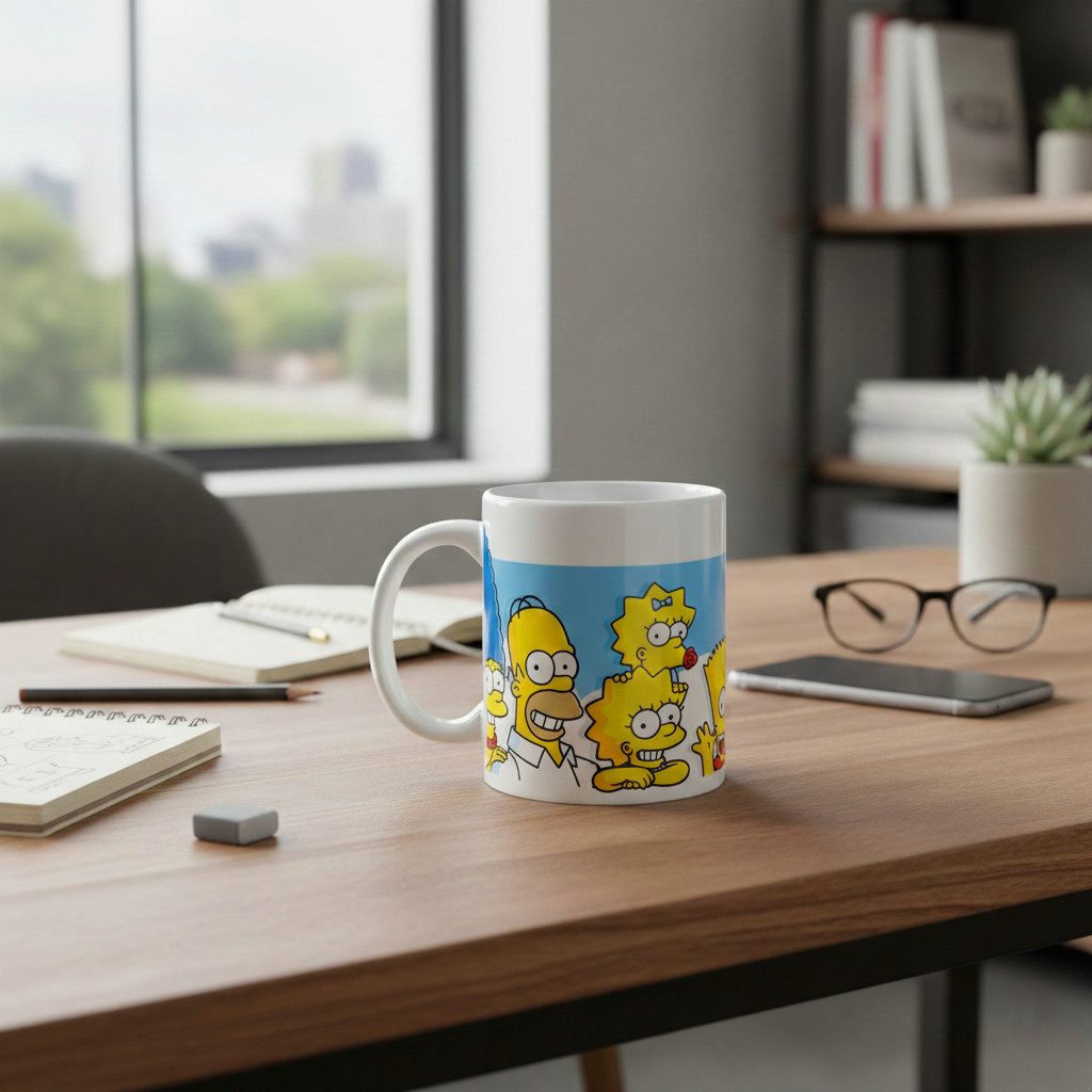 The Simpsons Tasse Die Simpsons Homer Lisa Teetasse Tasse Kaffeetasse Geschenkidee, Keramik