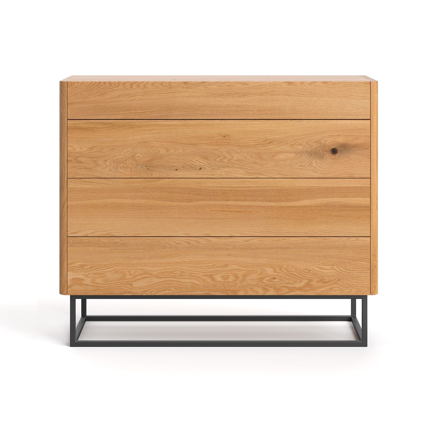 DANZZ Sideboard Industrial Sideboard aus massiver Eiche, Kommode Virtue