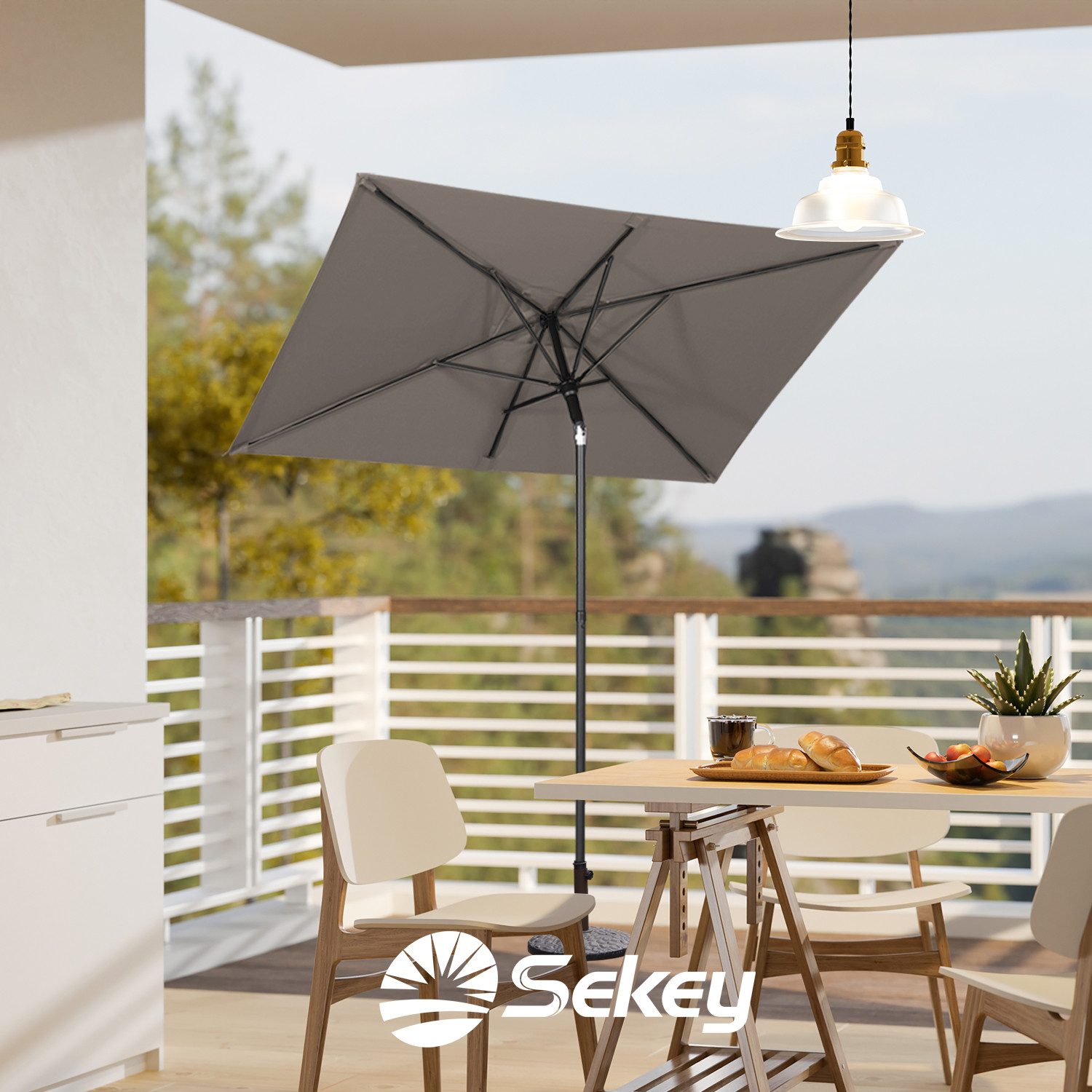 Sekey Balkonschirm 180 x 130 cm günstig online kaufen