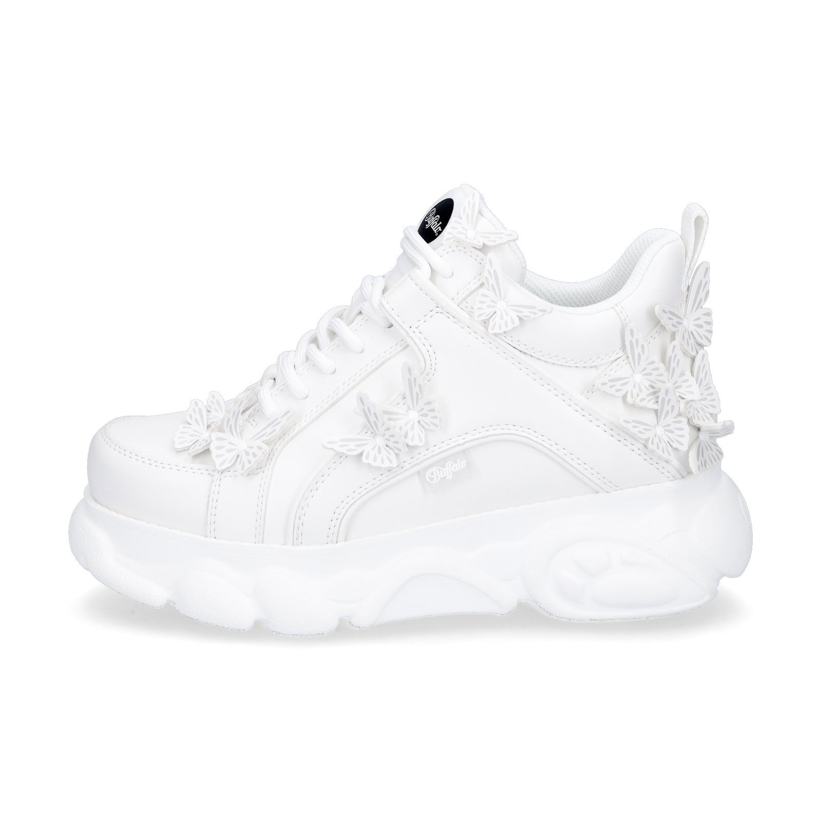 Buffalo Buffalo Damen Sneaker CLD Corin Butterly weiß Sneaker günstig online kaufen