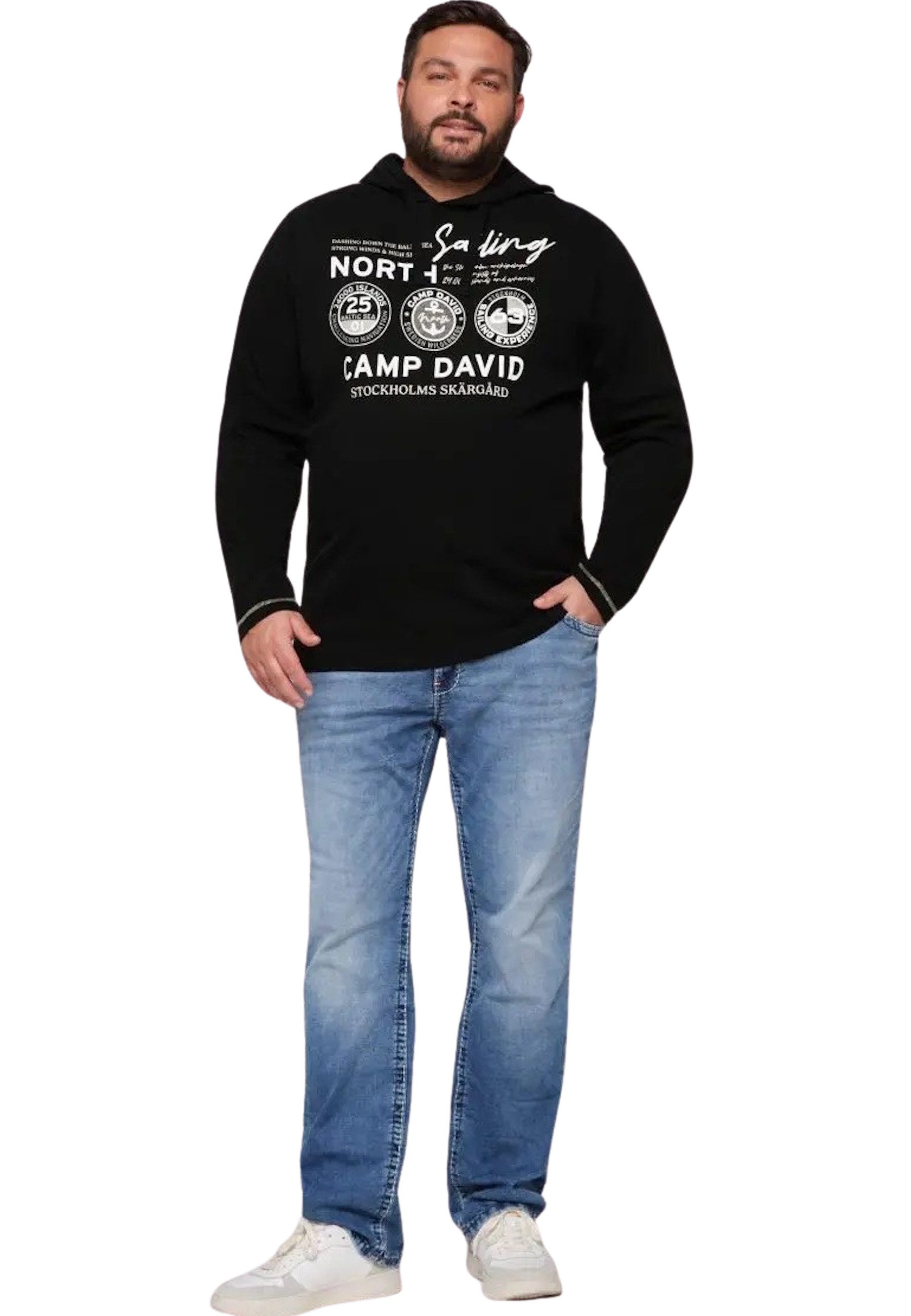 CAMP DAVID Longsleeve Longsleeve CRUISE NORTH günstig online kaufen