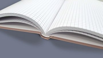 Interdruk Schreibtischkalender Interdruk 5x Hardcover-Notizbuch A4 kariert 96 Blatt 90g/m² Akademie