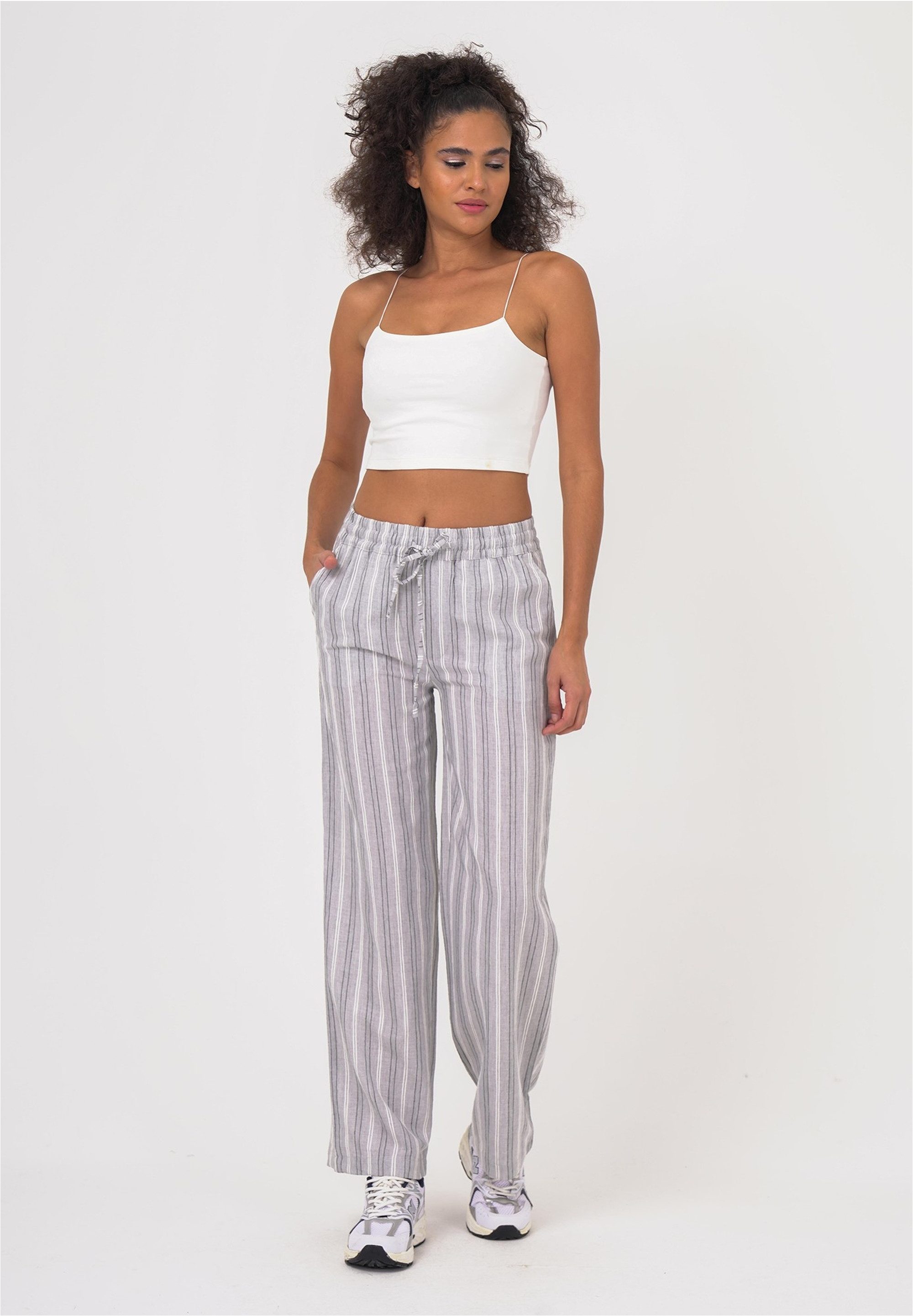 freshlions Stoffhose Giselle (1-tlg) in tollem Streifen-Design