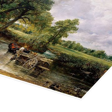 Posterlounge Poster John Constable, Der Heukarren, Rustikal Malerei