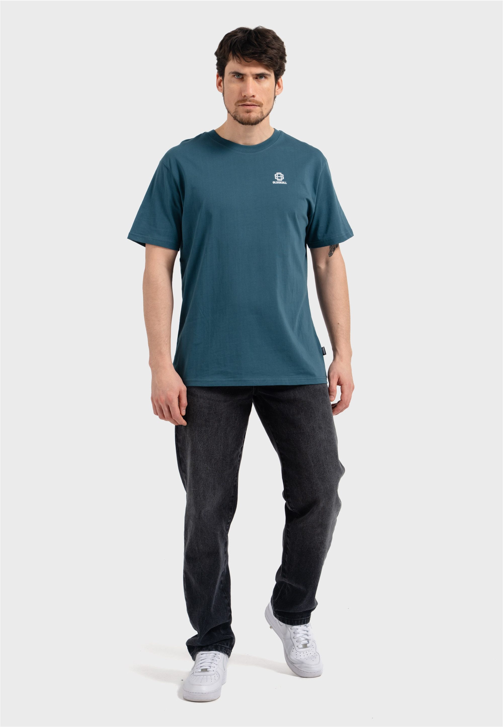 Oldskull T-Shirt Basic Oldskull 25 Logo unverkennbare Oldskull-Optik