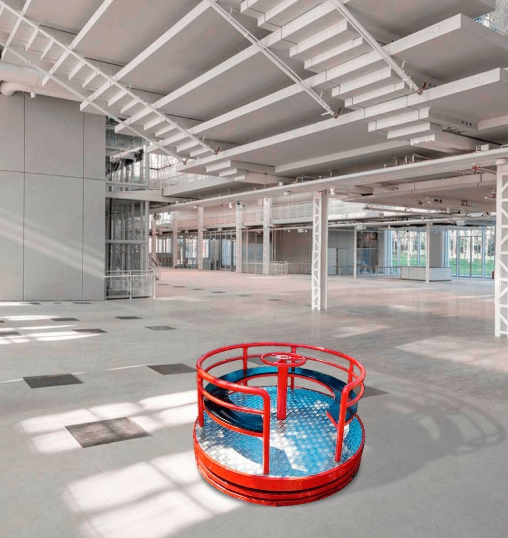 JVmoebel Klettergerüst Karussell für Kinder aus robustem Material für drinnen und draußen, (1-St., Kinderkarussell), Made in Europa