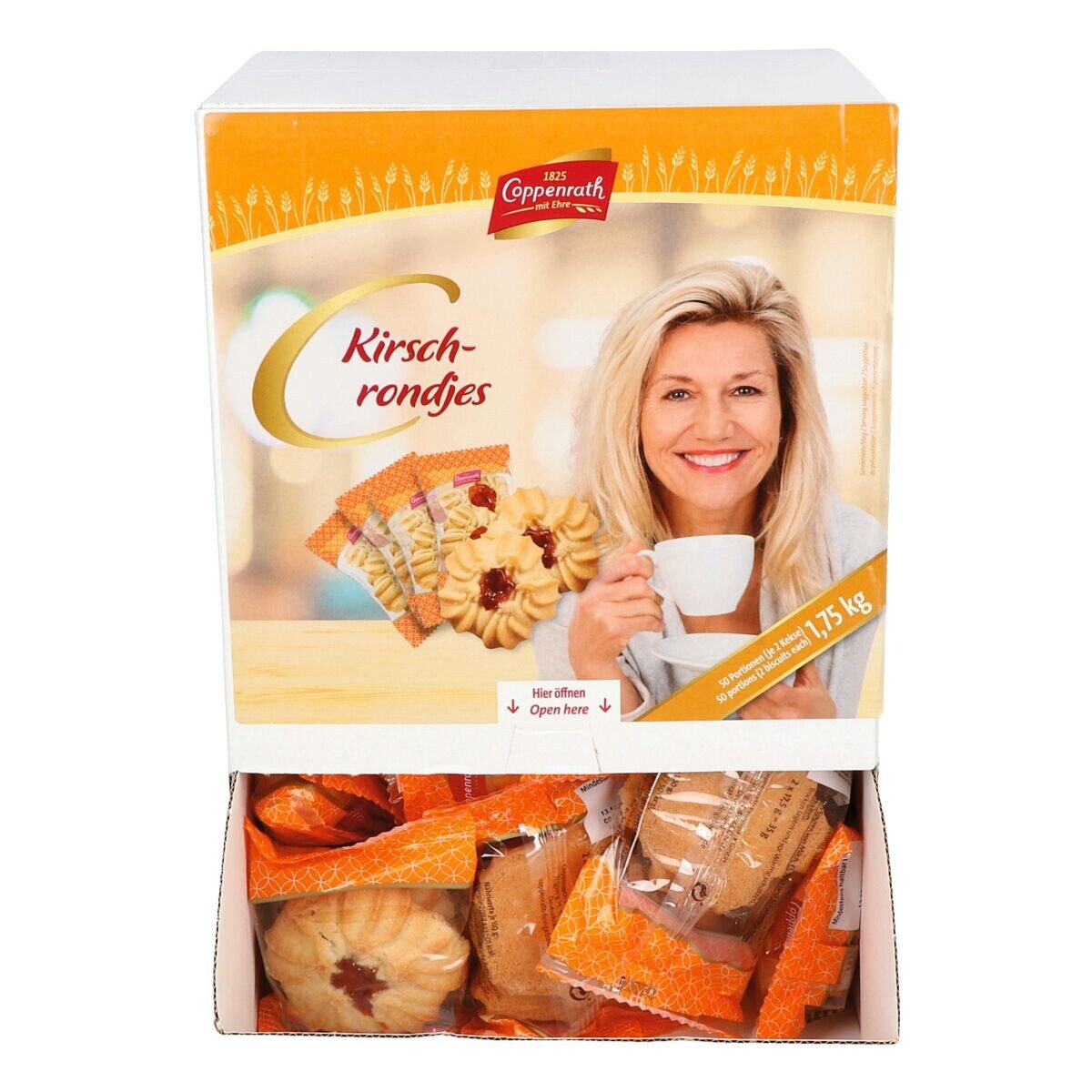 Coppenrath Kekse Kirsch-Rondjes, Spritzgebäck 50er Pack