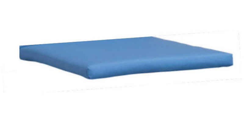 KETTtex EXKLUSIV Polsterauflage KTH 2 - blau - Polsterauflagen für Gartenstühle, mit Reißverschluss