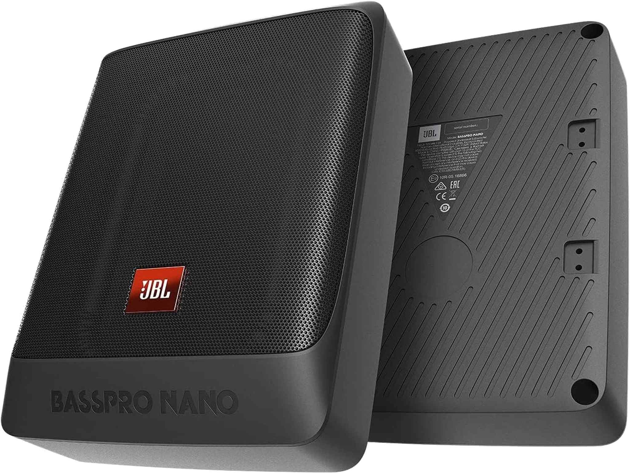 JBL JBL BassPro Nano Ultra-Kompaktes aktives Untersitz Subwoofer Set 15 x Auto-Subwoofer