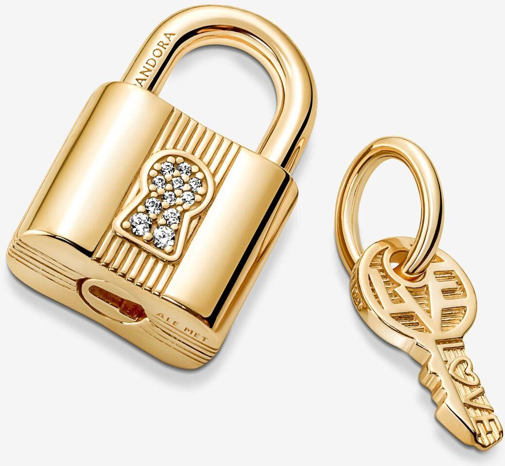 Pandora Kettenanhänger Pandora Vorhängeschloss & Schlüssel Charm-Anhänger 7 günstig online kaufen