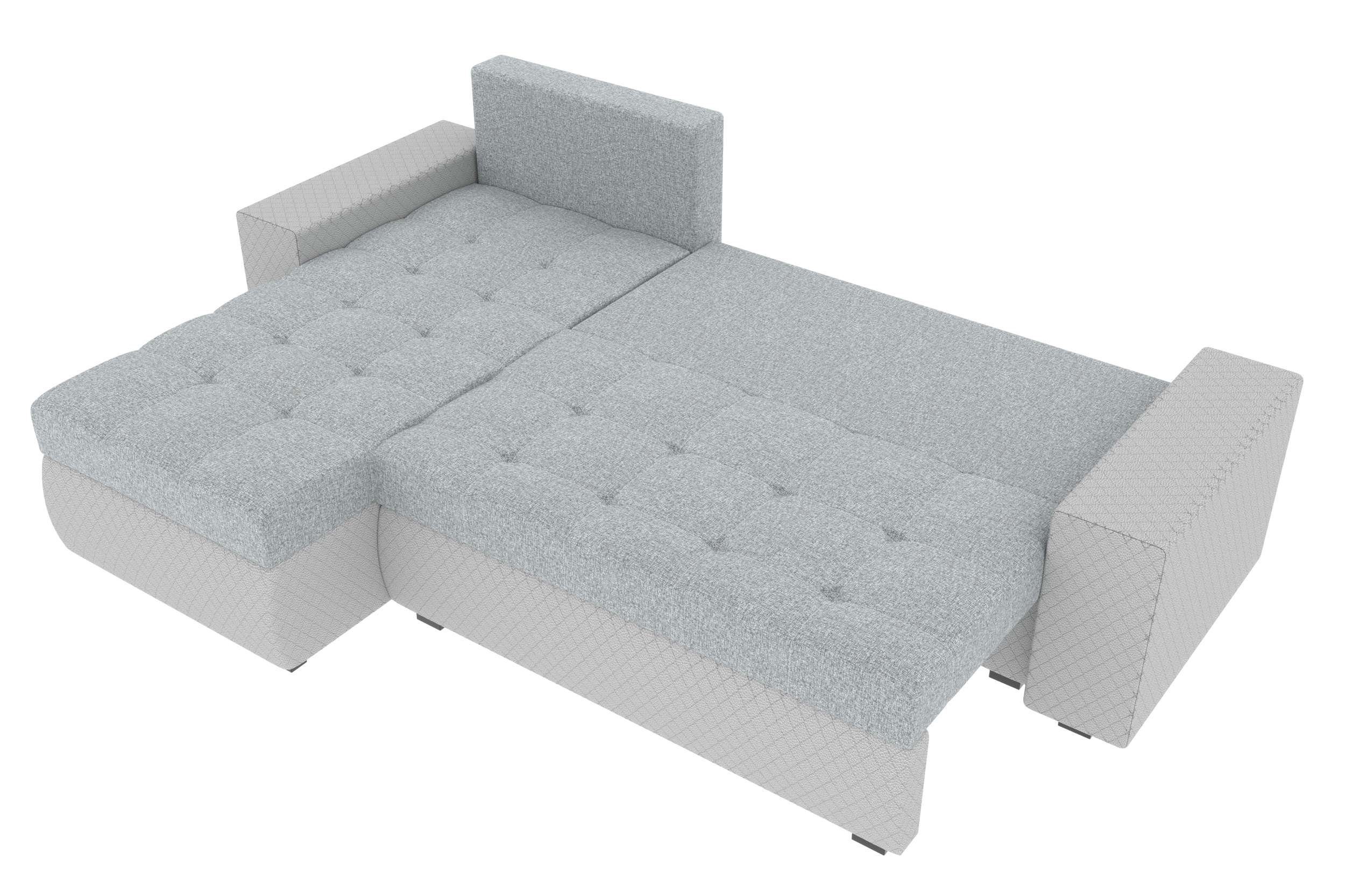 Stylefy Bettfunktion, Ecksofa Design Sofa, Bettkasten, mit Miranda, Modern Sitzkomfort, Eckcouch, L-Form, mit