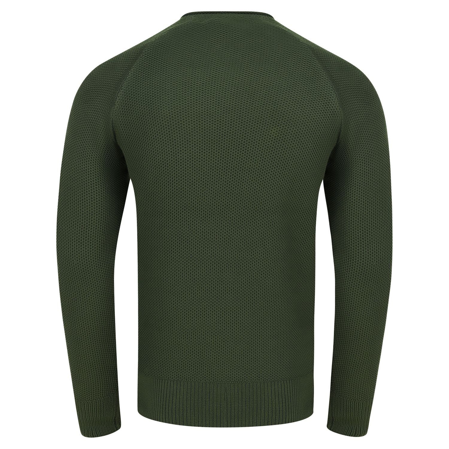 riverso Sweatshirt Herren Rundhals Pullover RIVElias Regular Fit Basic Longsleeve Shirt aus 100% Baumwolle