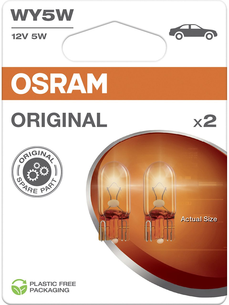 Osram KFZ-Ersatzleuchte Osram Signallampe WY5W Original 2.0 2 Stück