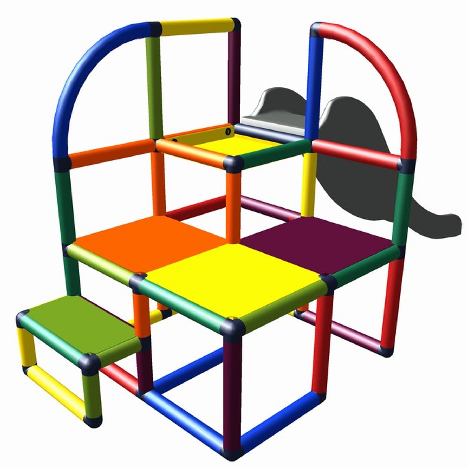move and stic Spiel- und Klettergerüst "TEO" Motoriktrainer für Kinder ab 1 Jahr Konstruktions-Spielset, (Set), Made in Germany!