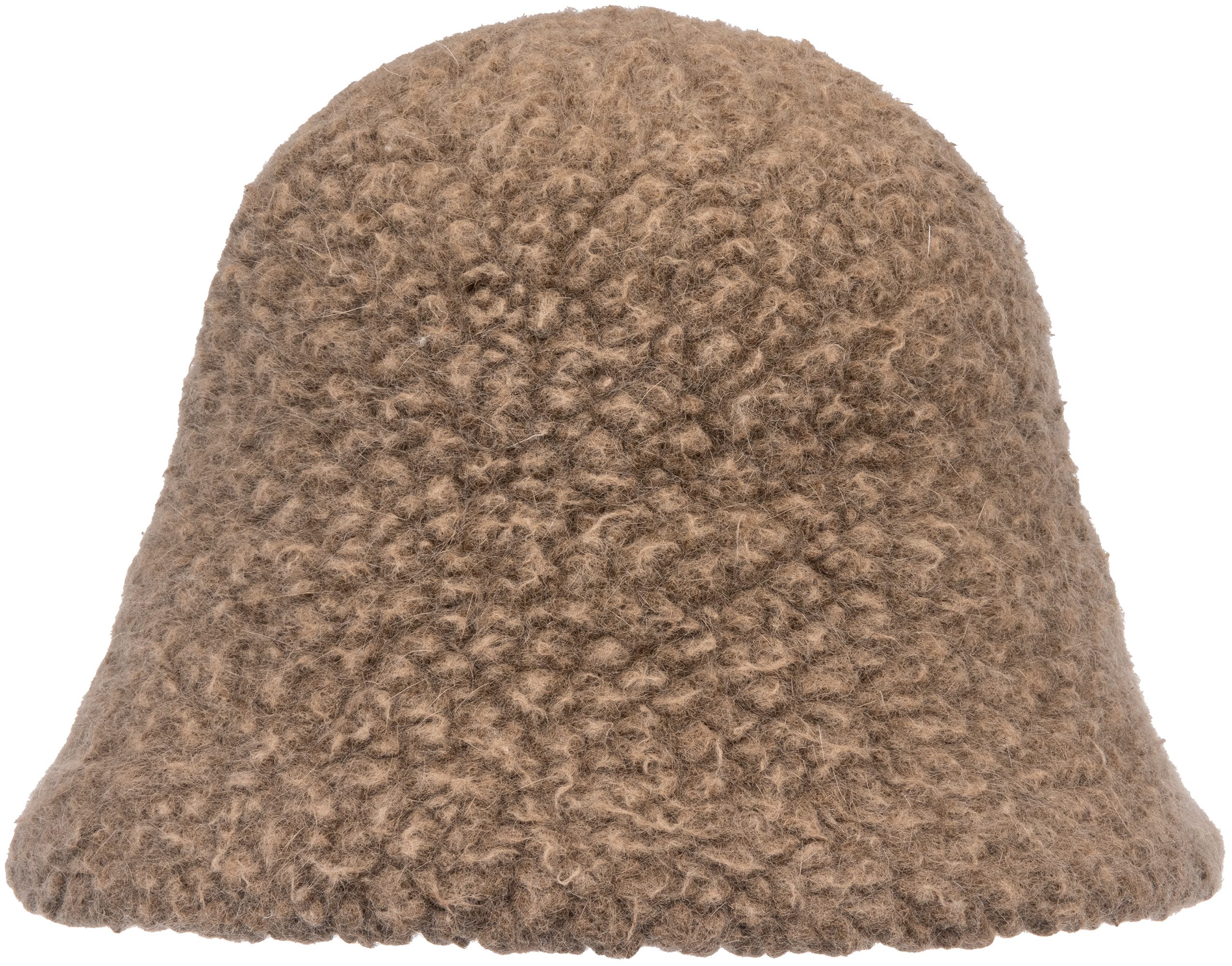 Caspar Fischerhut HT028 warmer Bucket Hat Teddyfell Optik Winter
