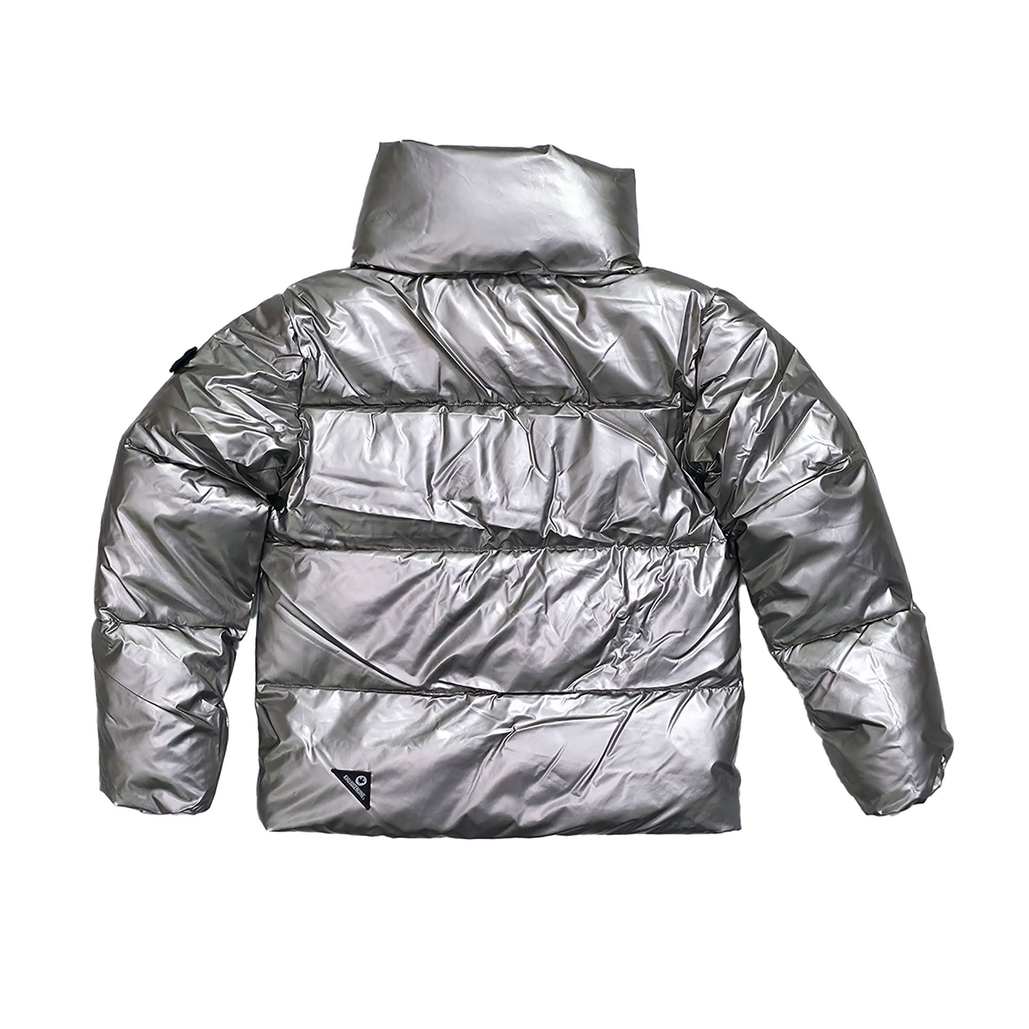 khujo Steppjacke Khujo Damen Jacke Rinja2 Shiny royal silver (1-St., kein Set) in Unifarbe