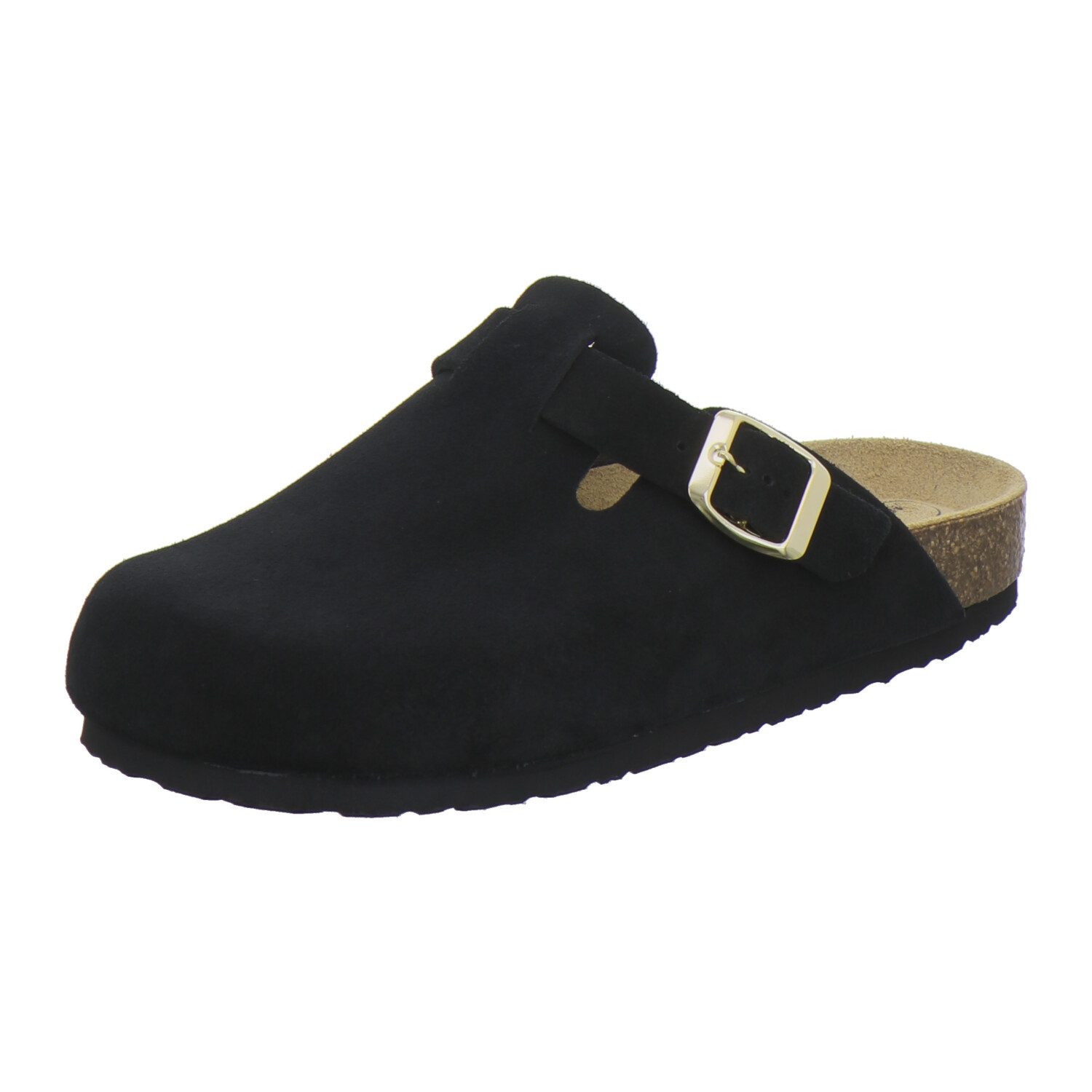AFS-Schuhe 290097 Clogs Pantolette für Damen aus Leder mit Fußbett, Hausschuhe Made in Germany