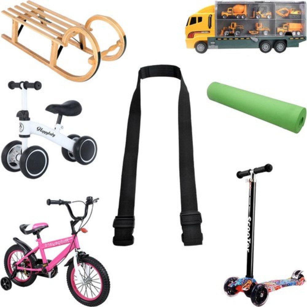 KRUZZEL Laufradtasche Laufradgurt für Scooter (Spar-Set, 1-tlg., praktisch vielseitig), verstellbar