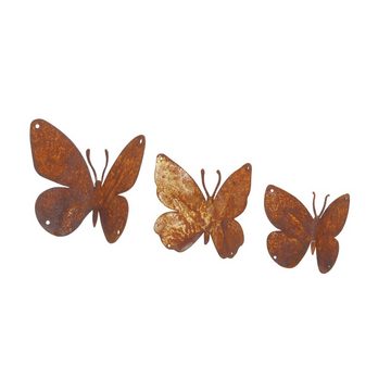 Skulptur Butterfly 12er Set Schmetterlinge zum hängen (1 St)