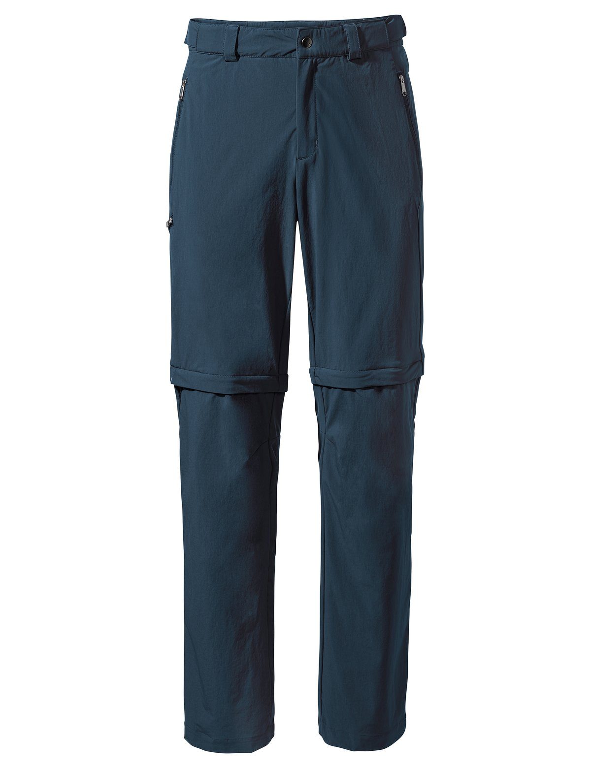 VAUDE Funktionshose Men's Farley Stretch T-Zip Pants III (1-tlg) Grüner Knopf dark sea