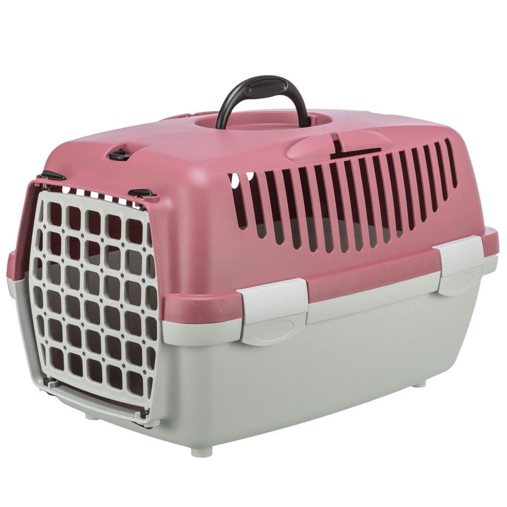 TRIXIE Tiertransportbox Trixie Transportbox Capri I Farbe: hellgrau/altrosa