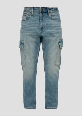 s.Oliver Stoffhose Jeans Scube / Relaxed Fit / High Rise / Straight Leg Blende