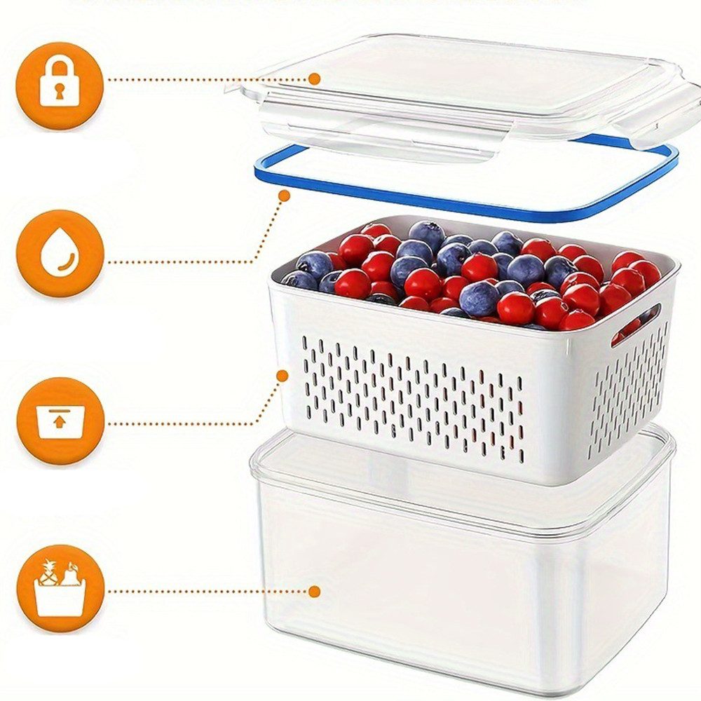 Coonoor Küchenorganizer-Set Kühlschrank Organizer, Küchen Organizer, (2-tlg günstig online kaufen