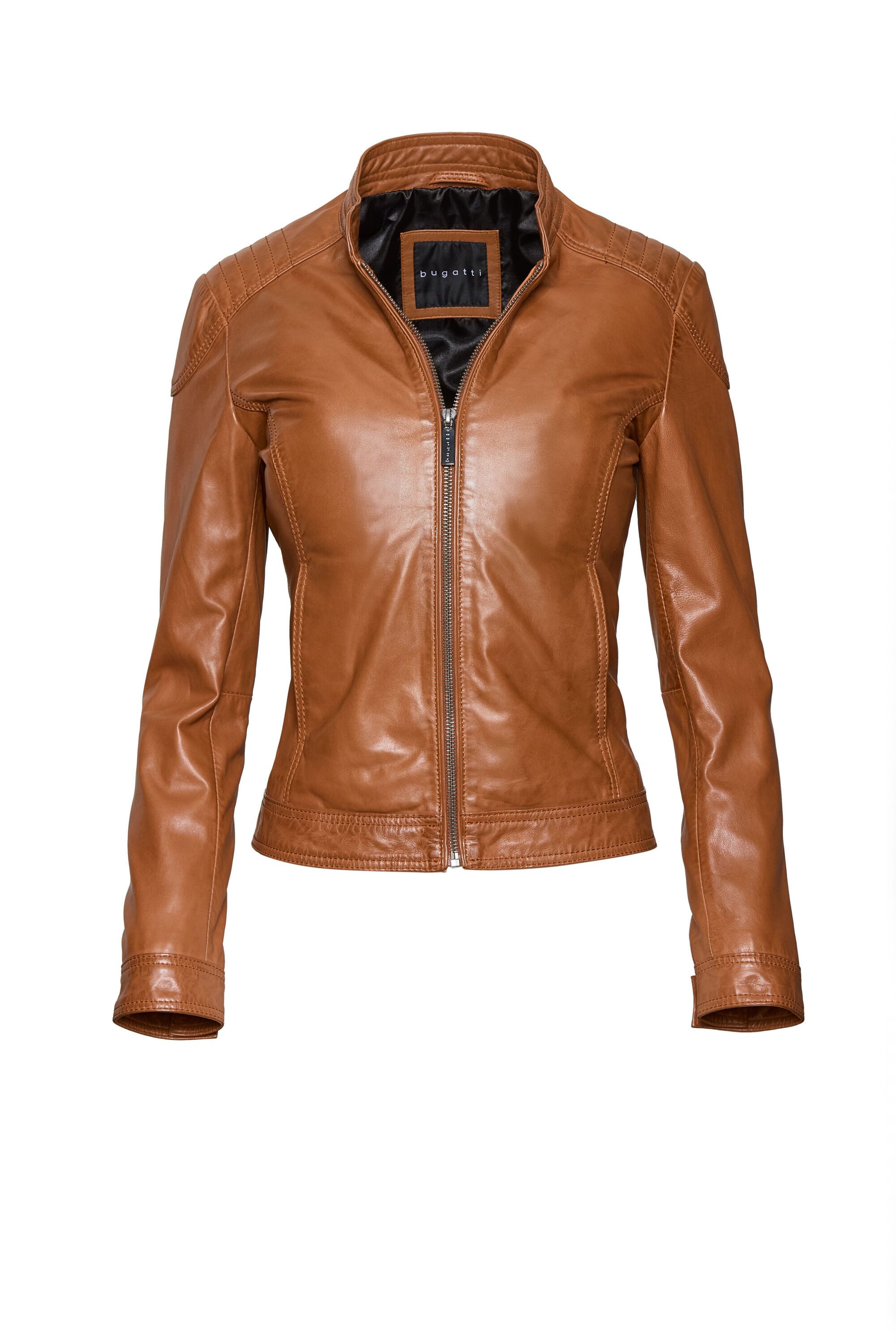 bugatti Lederjacke BULady-145 (1-St) mit Schultersteppung günstig online kaufen
