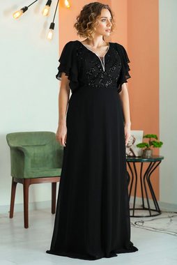 Modabout Abendkleid Langes Maxikleid Hochzeitskleid für Damen - NELB0553D9827SYH (1-tlg)