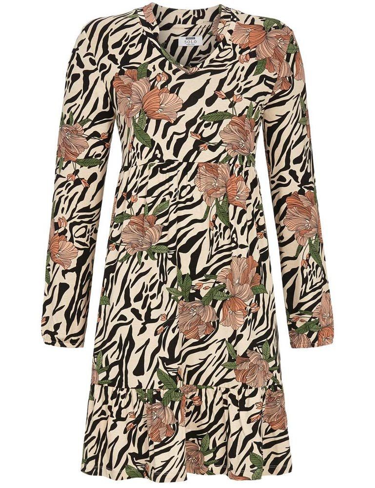Nachthemd RINGELLA Damen Kleid mit Leoparden Design 2538001