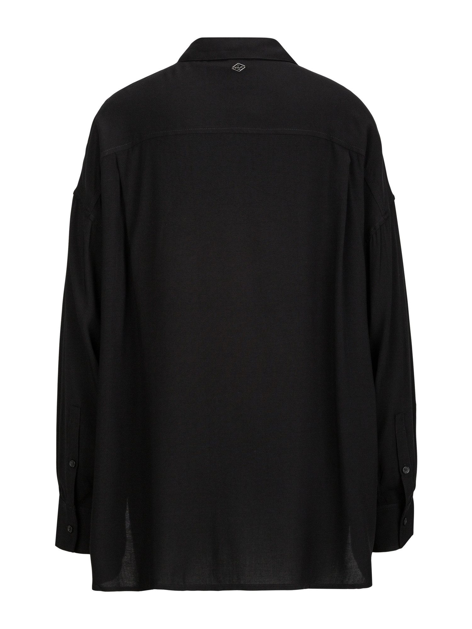Replay Hemdbluse Viscose Plain