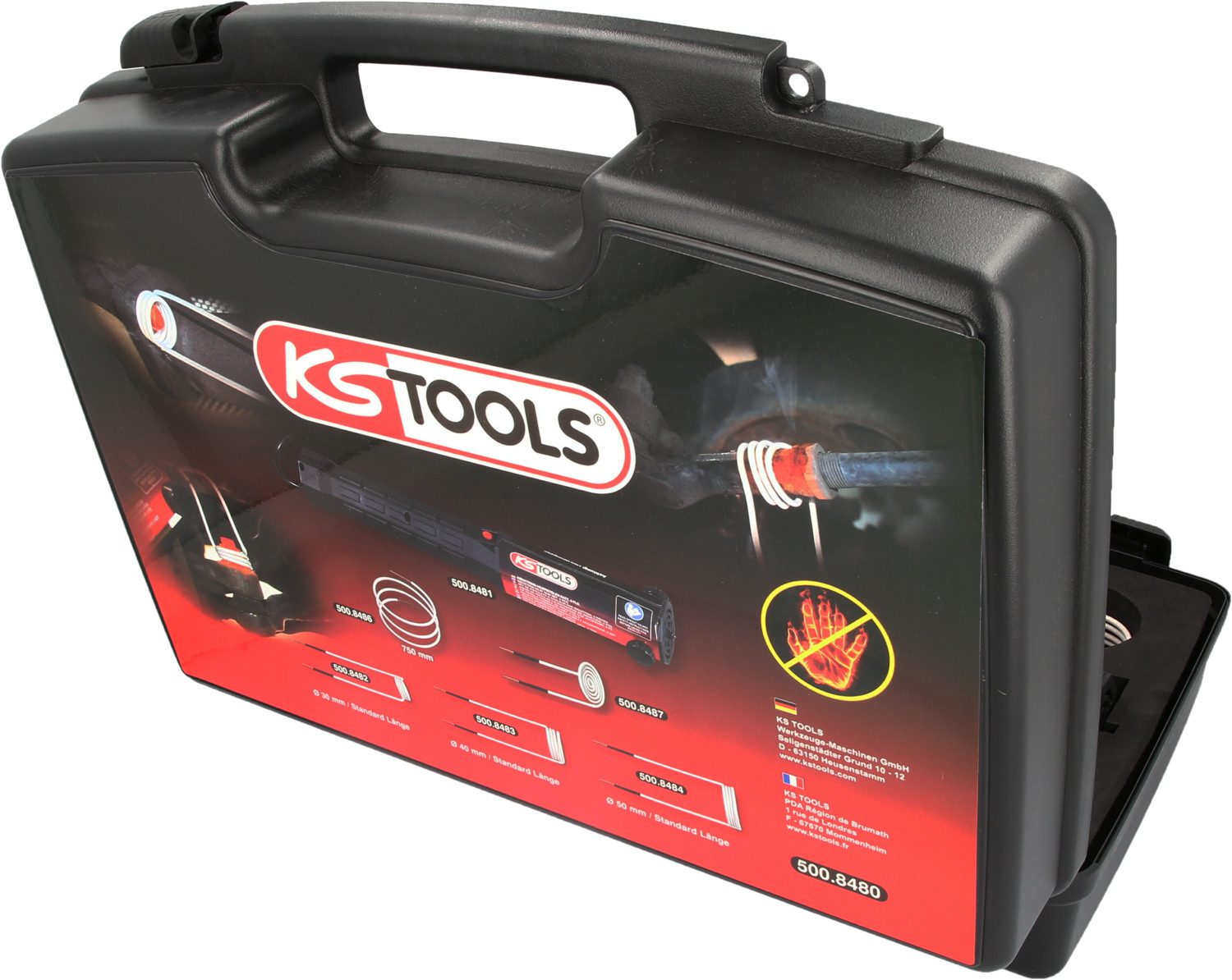 KS Tools Heißluftgebläse Induktions-Heizpistolen-Satz, 6-tlg (500.8480)