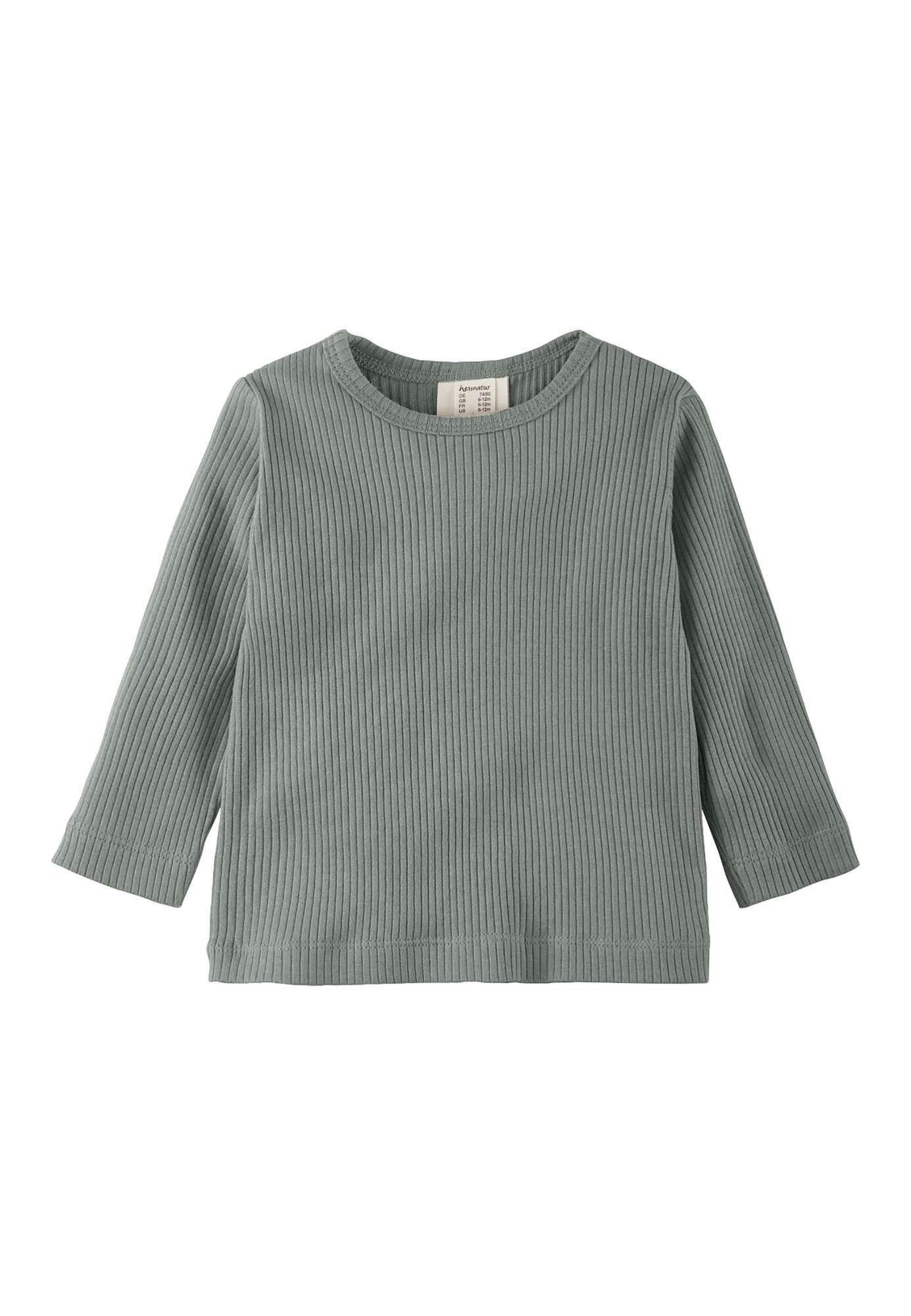 Hessnatur T-Shirt aus reiner Bio-Baumwolle mit Bio-Merinowolle (1-tlg)