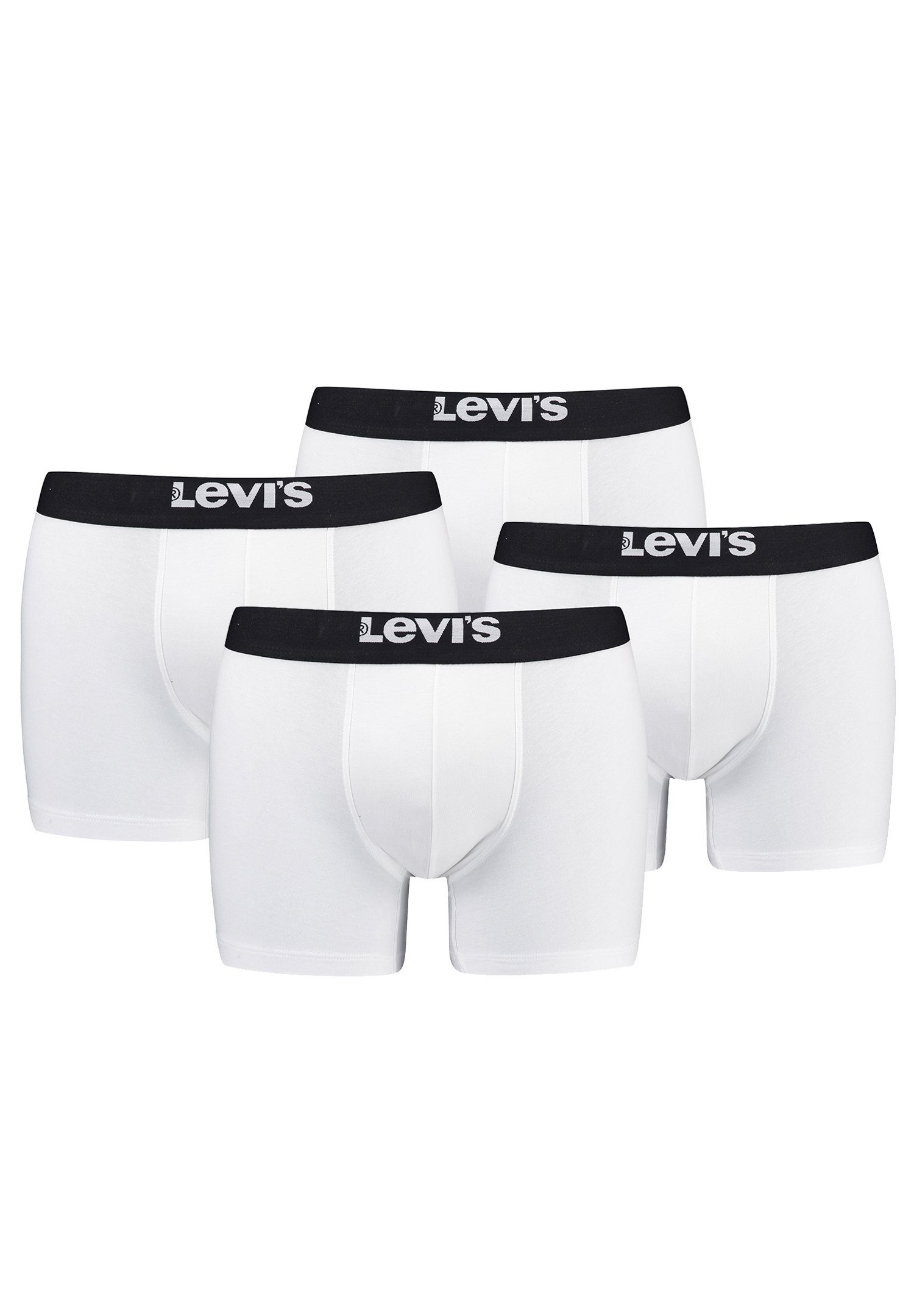 Boxershorts MEN SOLID BASIC BOXER BRIEF ORGANIC CO 4er Pack
