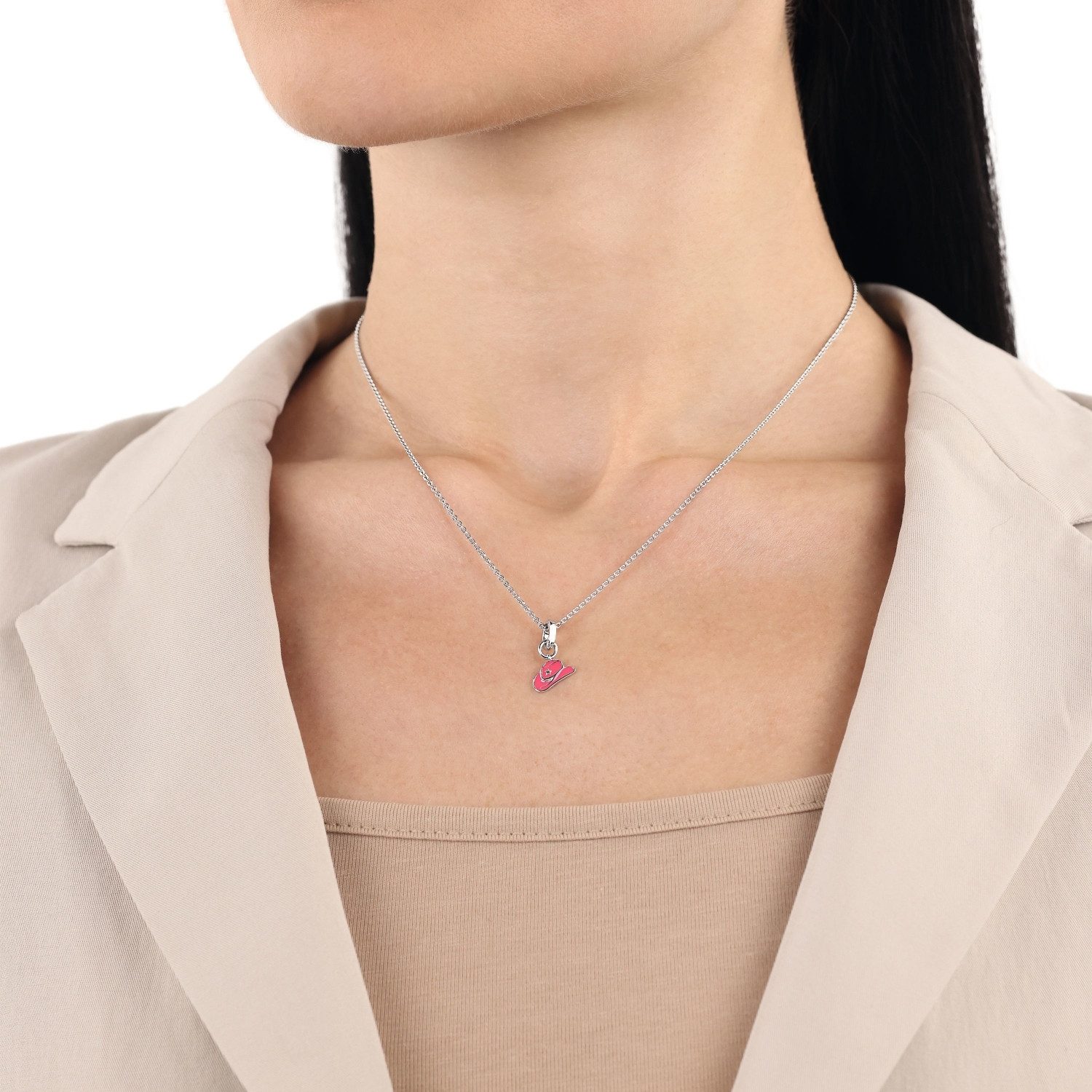 Amor Bead Amor Charm für Damen, 925 Sterling Silber, Hut (Charm, 1-tlg)