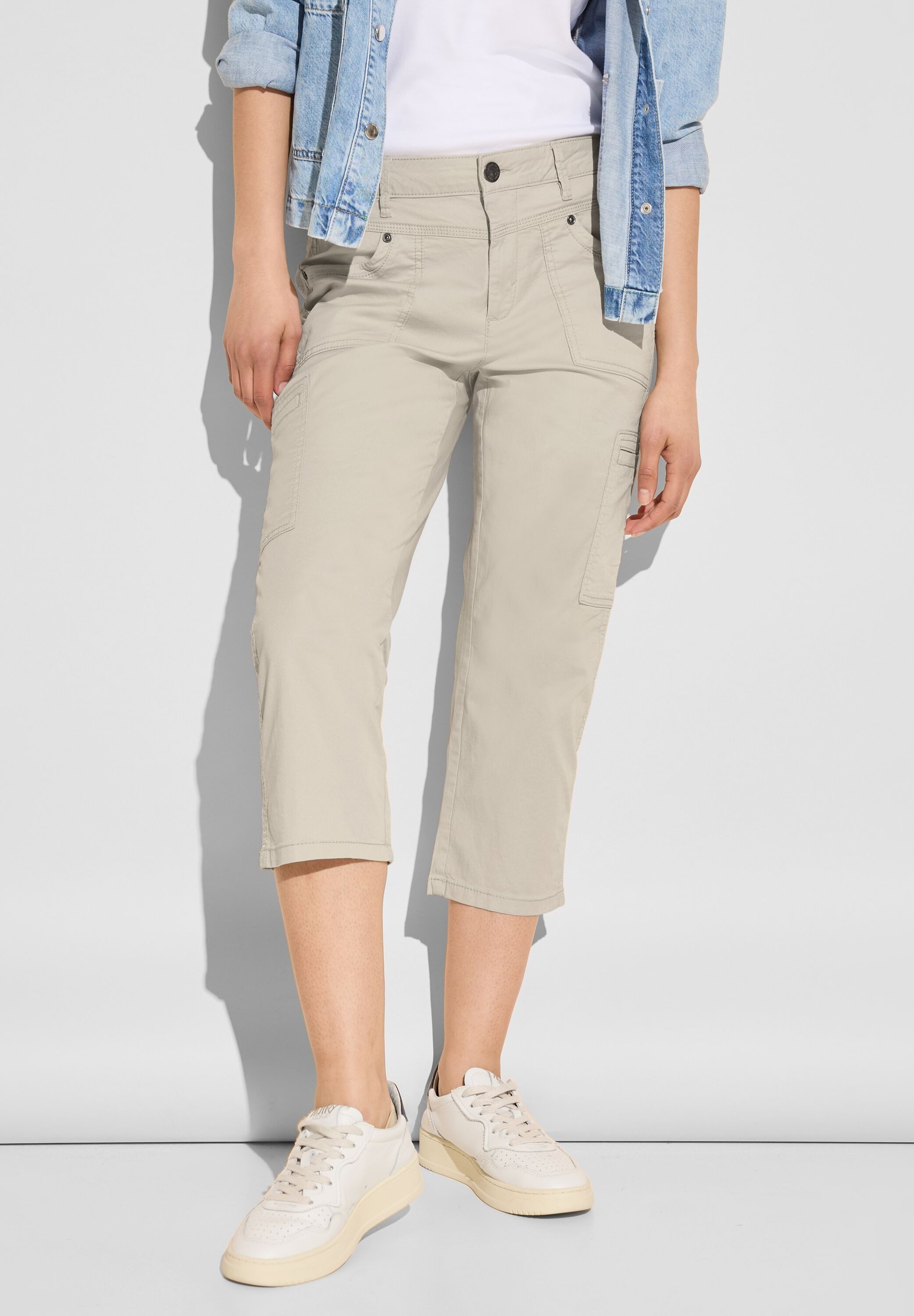 STREET ONE 3/4-Hose mit Safari Look günstig online kaufen