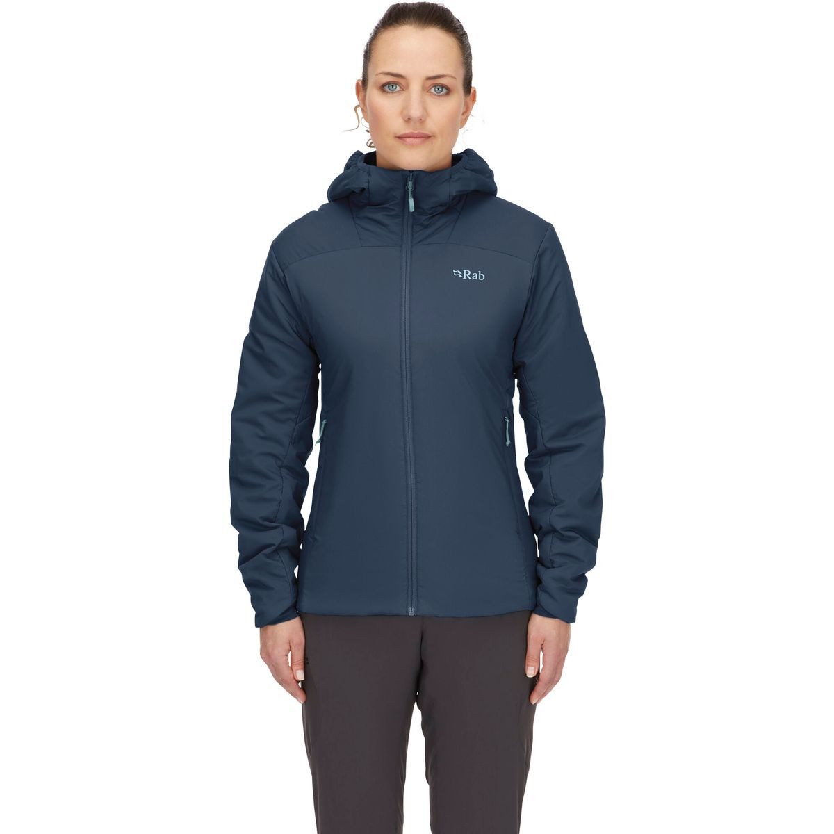 Rab Steppjacke Xenair Alpine Light Jacket Wmns Leichter, isolierter Hoodie mit ausgewogenem