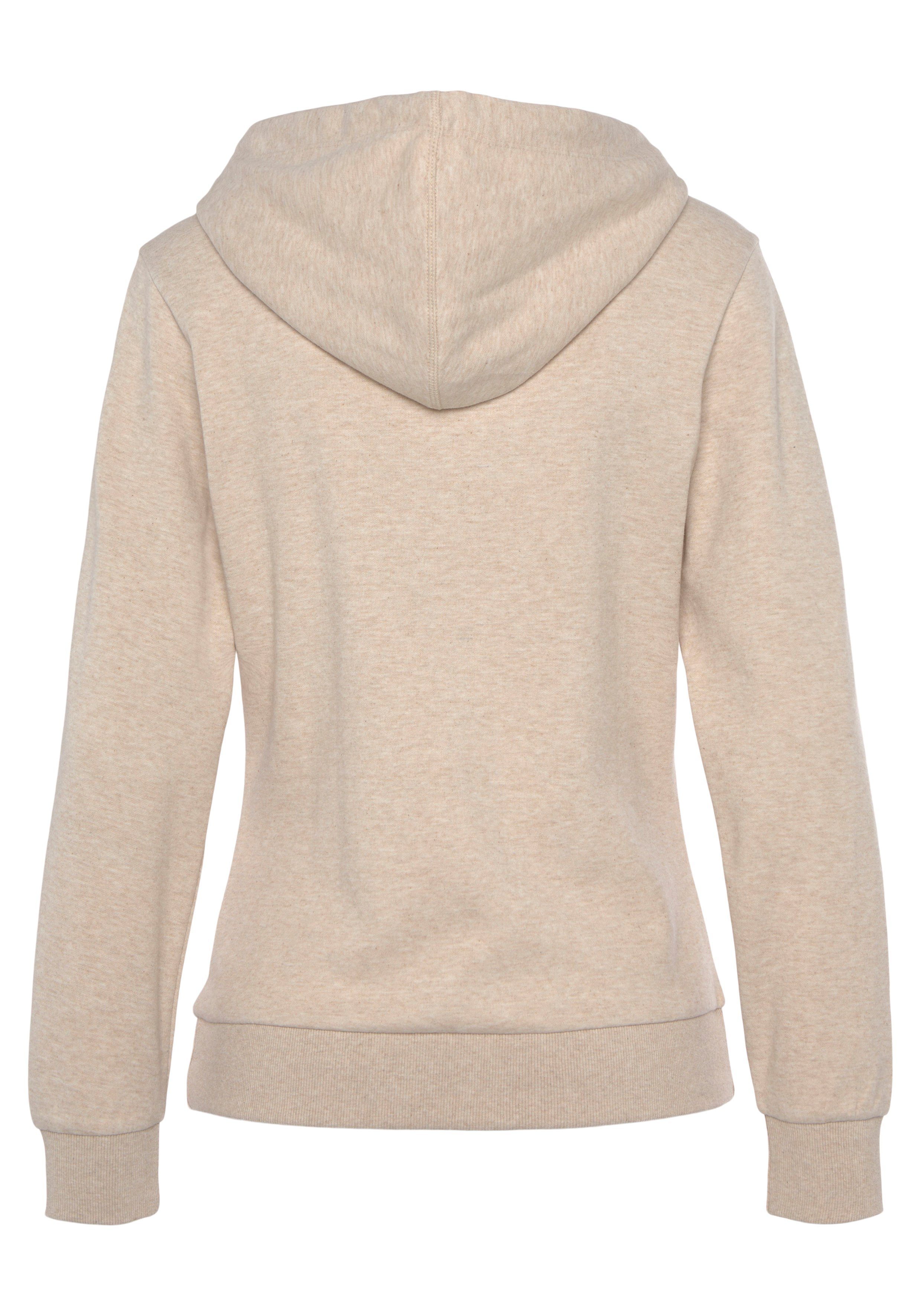 Bench. Loungewear Kapuzensweatshirt mit glänzender Logostickerei, Loungewear, Loungeanzug