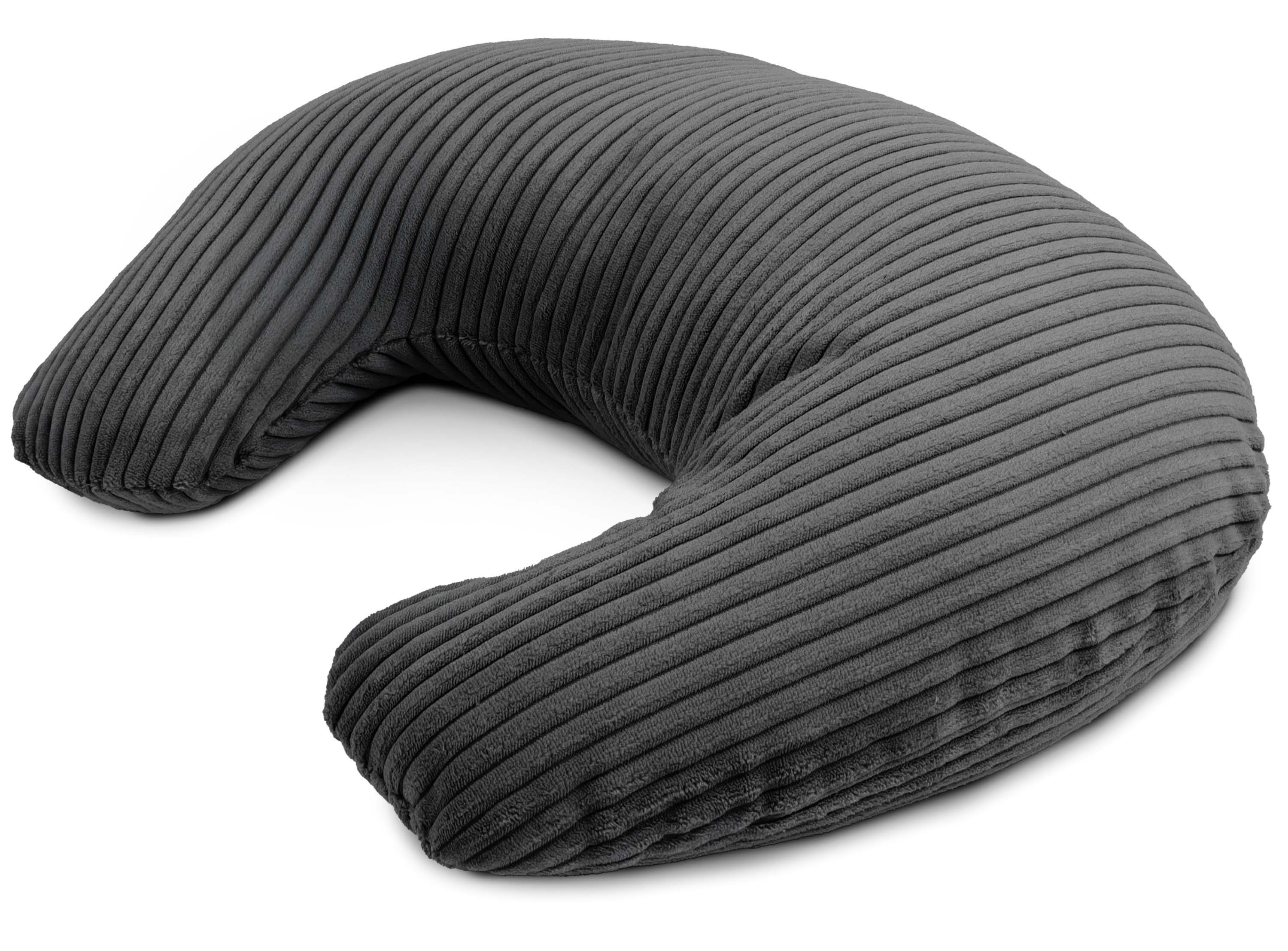 Amilian Stillkissen - Lagerungskissen - Schwangerschaftskissen mit Füllung und Bezug, Stillmond - Stillhörnchen - pregnancy pillow, für Mütter und Babys