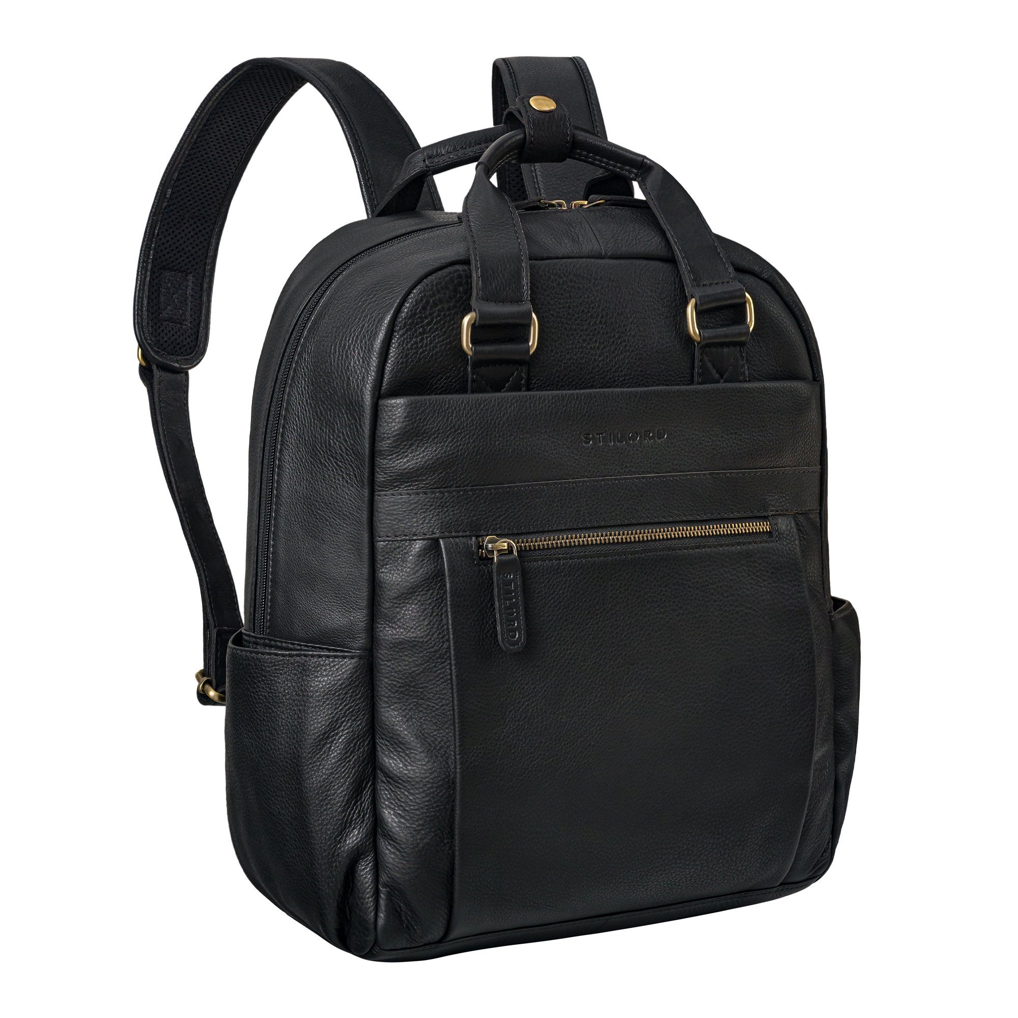 Notebookrucksack "Silva" Großer Business Rucksack Tasche Leder