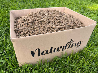 naturling Gemüsedünger Schafwollpellets Bio Dünger, aus 100% Schafwolle, 4kg, organischer Langzeitdünger