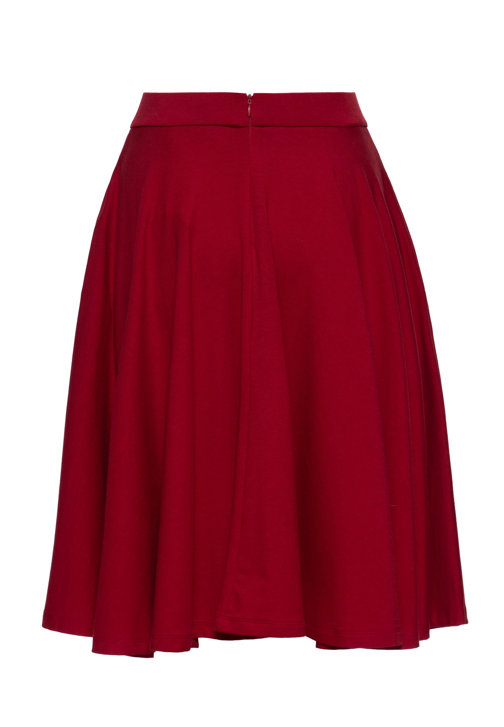 QueenKerosin A-Linien-Rock mit voluminösem Fall