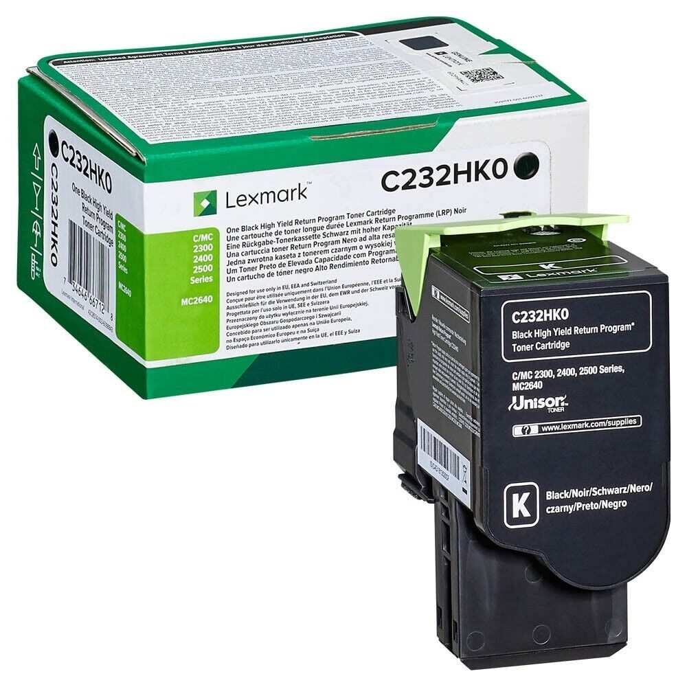 Lexmark lexmark c232hk0 rückgabe toner (3.000 s). Цветной лазерный принтер, (Für Lexmark, Originalqualität mit 3.000 Seitenreichweite)