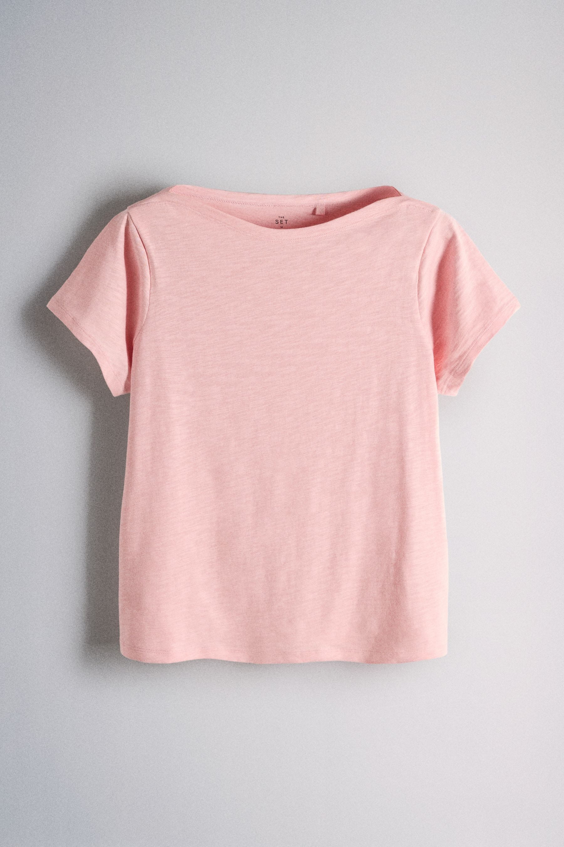 The Set T-Shirt The Set T-Shirts mit U-Boot-Ausschnitt, 3er-Pack (3-tlg)