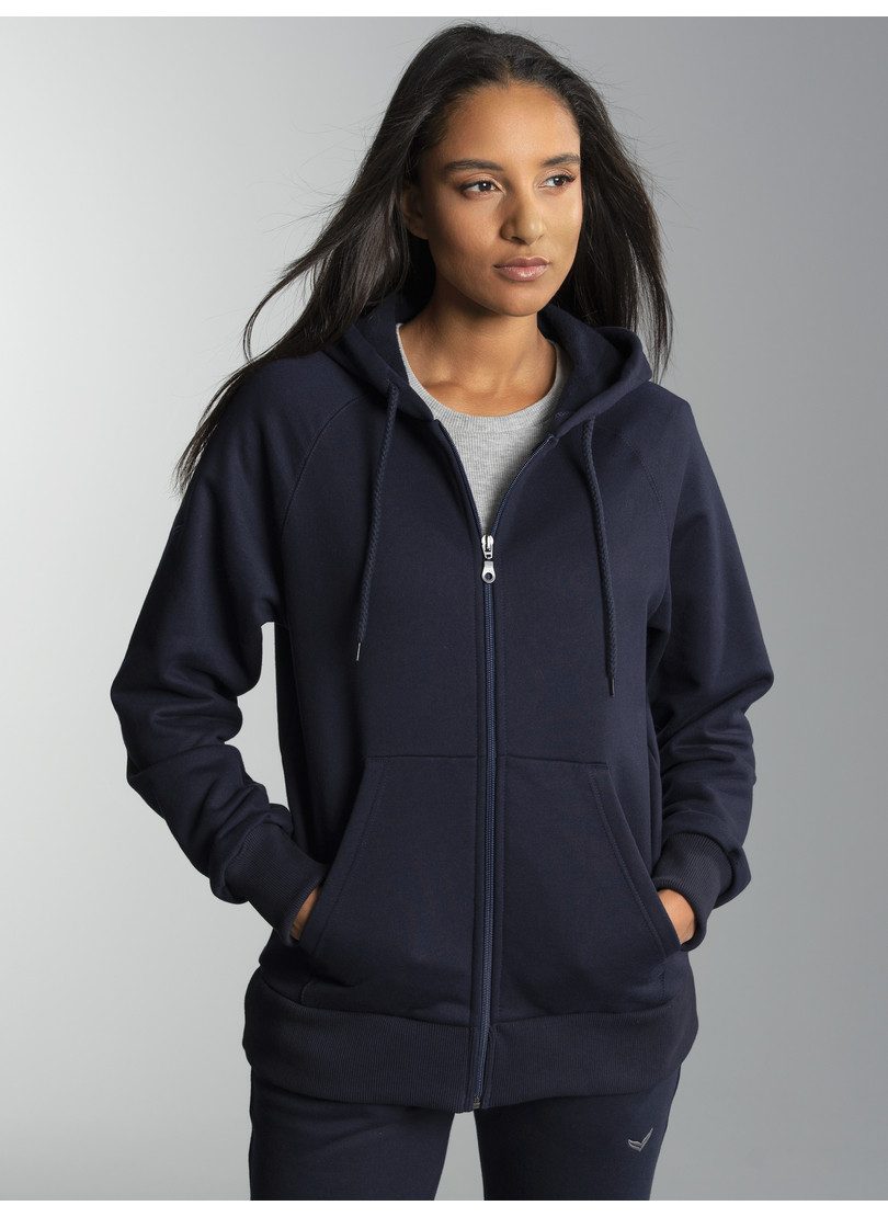 Trigema Sweatjacke TRIGEMA Sweatjacke mit Kapuze (1-tlg)