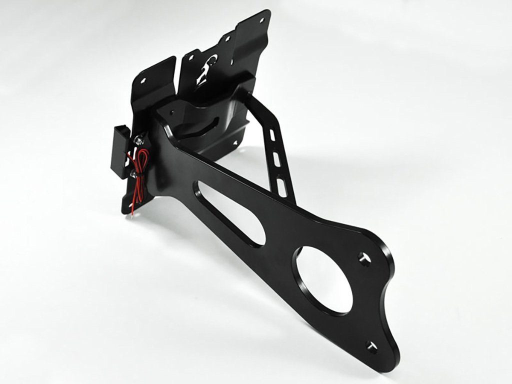 ZIEGER Kennzeichenhalter seitlicher Kennzeichenhalter kompatibel mit Yamaha XVS 650 / 1100