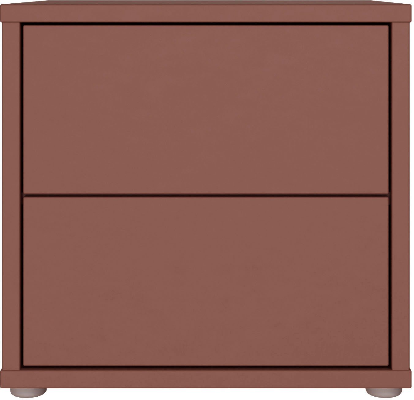 FORTE Nachtkommode Alice Springs, Schubkästen mit Vollauszug, Push to Open