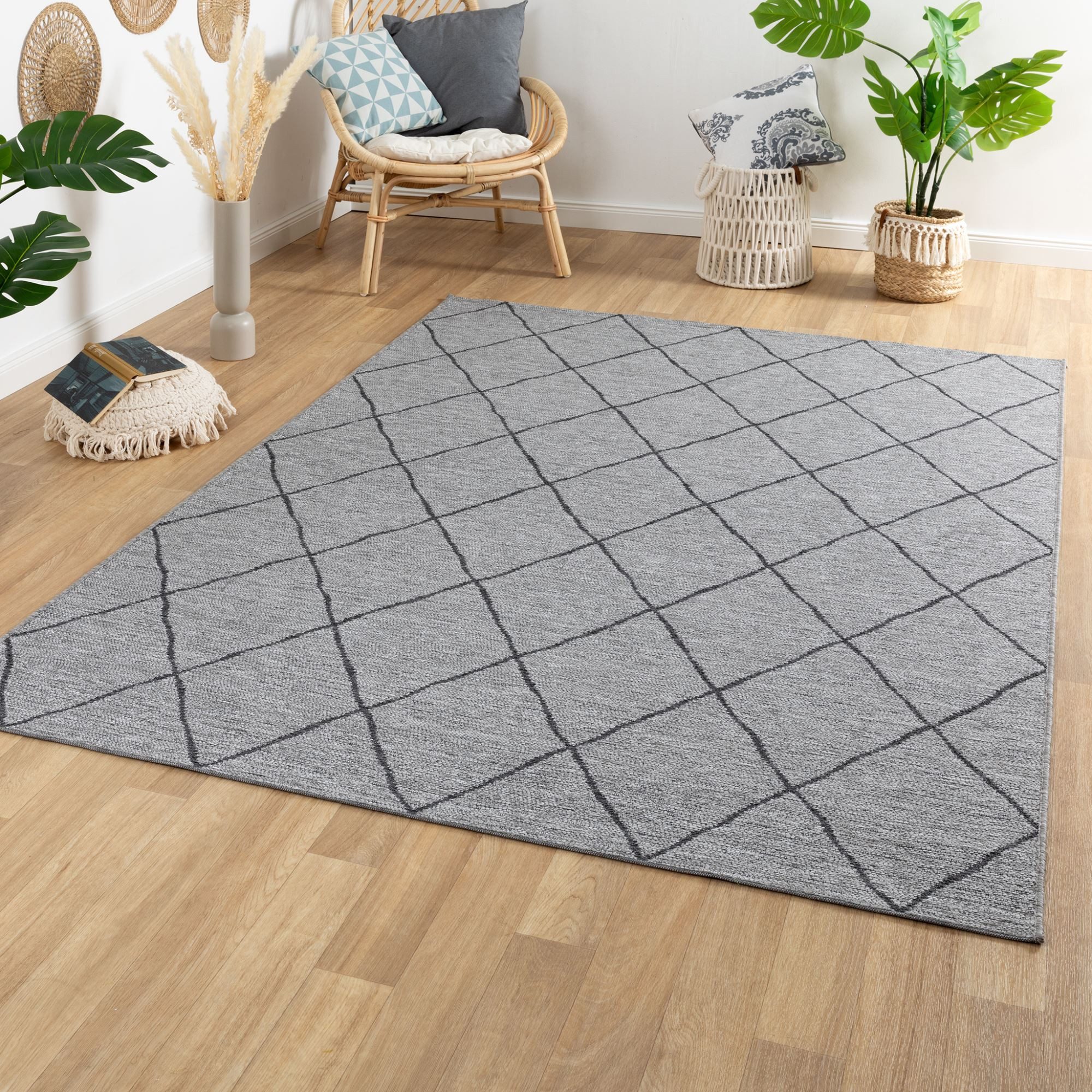 Steffensmeier Outdoorteppich Baltrum, Rechteckig, In- und Outdoor, wasserfest